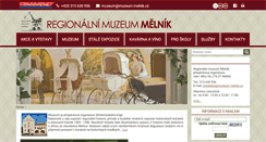 Desktop Screenshot of muzeum-melnik.cz